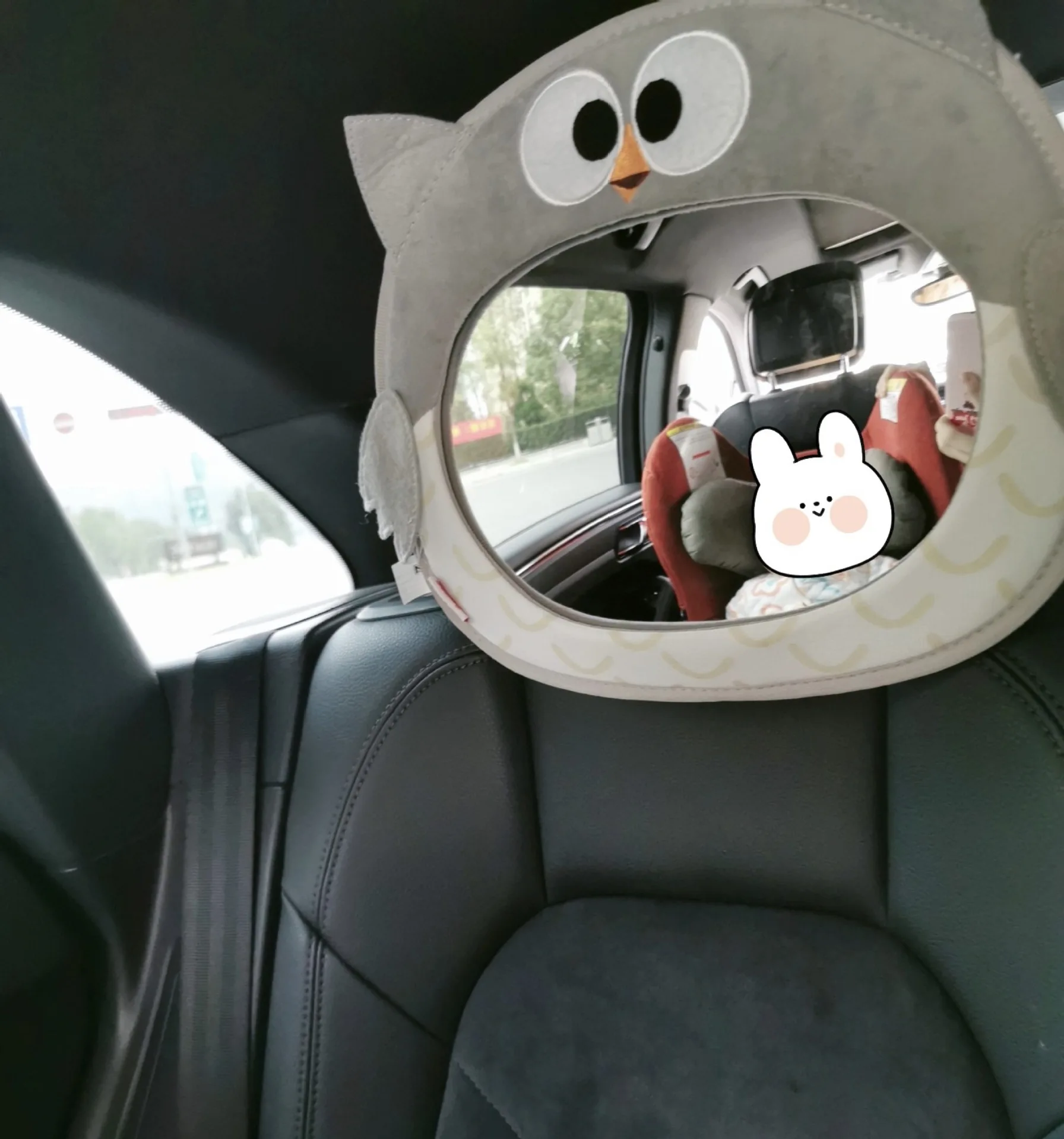 INS Cute Baby Rear Facing Mirrors Safety Car Back Seat Baby View Mirror Adjustable Useful For Infant Monitor Kids Toddler Child