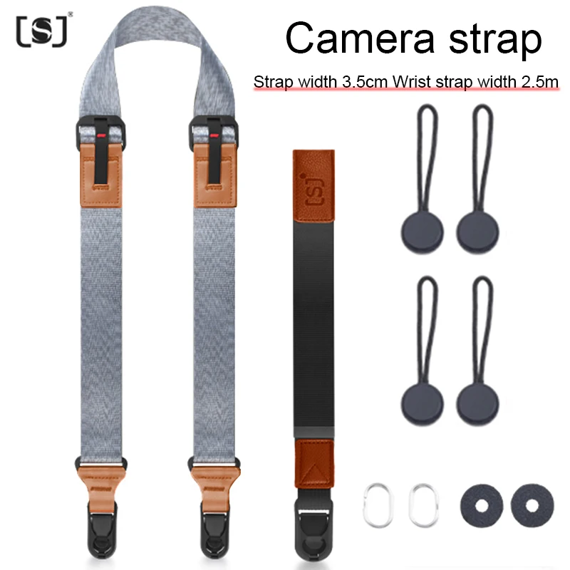 Cinturini Per Collo E Polso Per Fotocamere Reflex Digitali, Spallacci Portatili Per Fotocamere Slr Nikon, Canon, Sony, Leica, Fuji, Casio