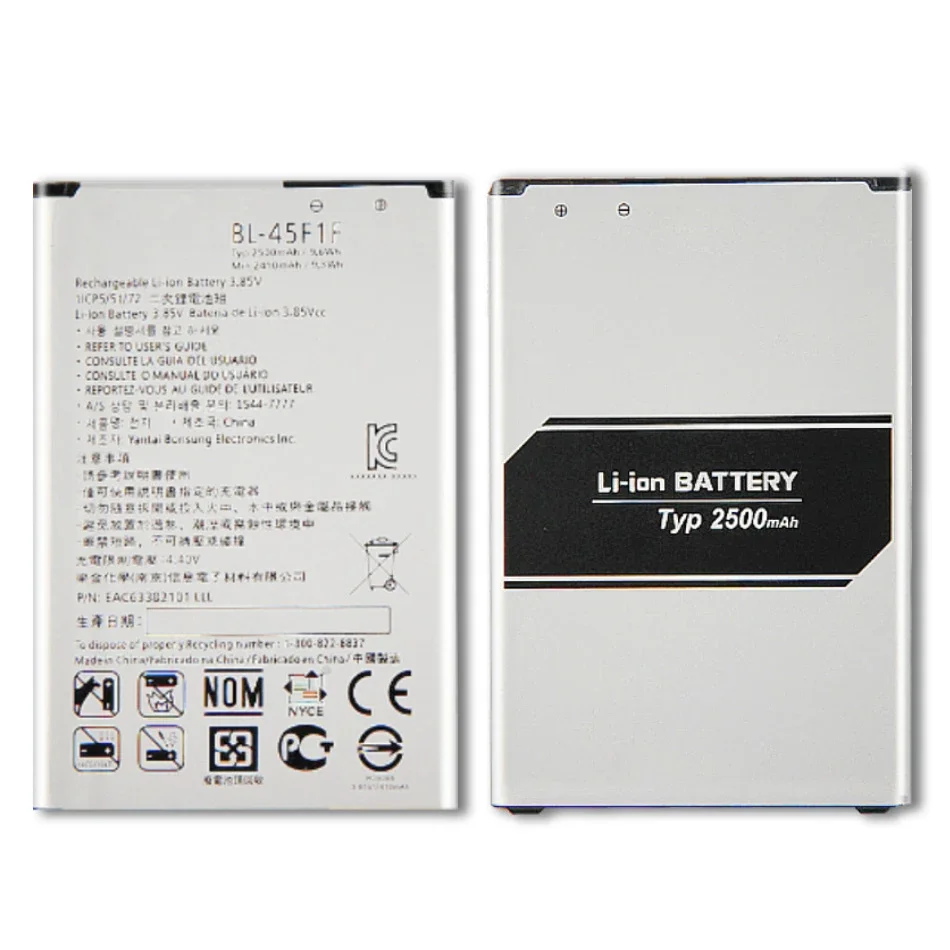 

BL-45F1F Высококачественная батарея 2500 мАч для LG K9 K8 K4 K3 M160 MS210 X230K M160 X240K LV3 2017 Versio мобильный телефон