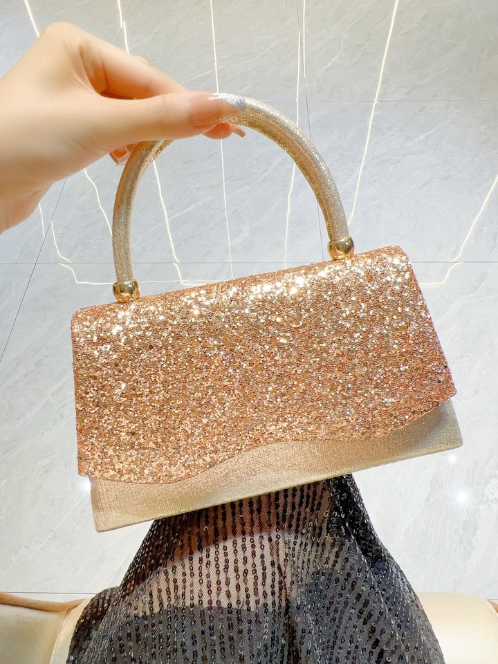 Banquet bag, shiny handbag, rhinestone banquet handbag, formal dress bag, evening party bag, wedding gift bag