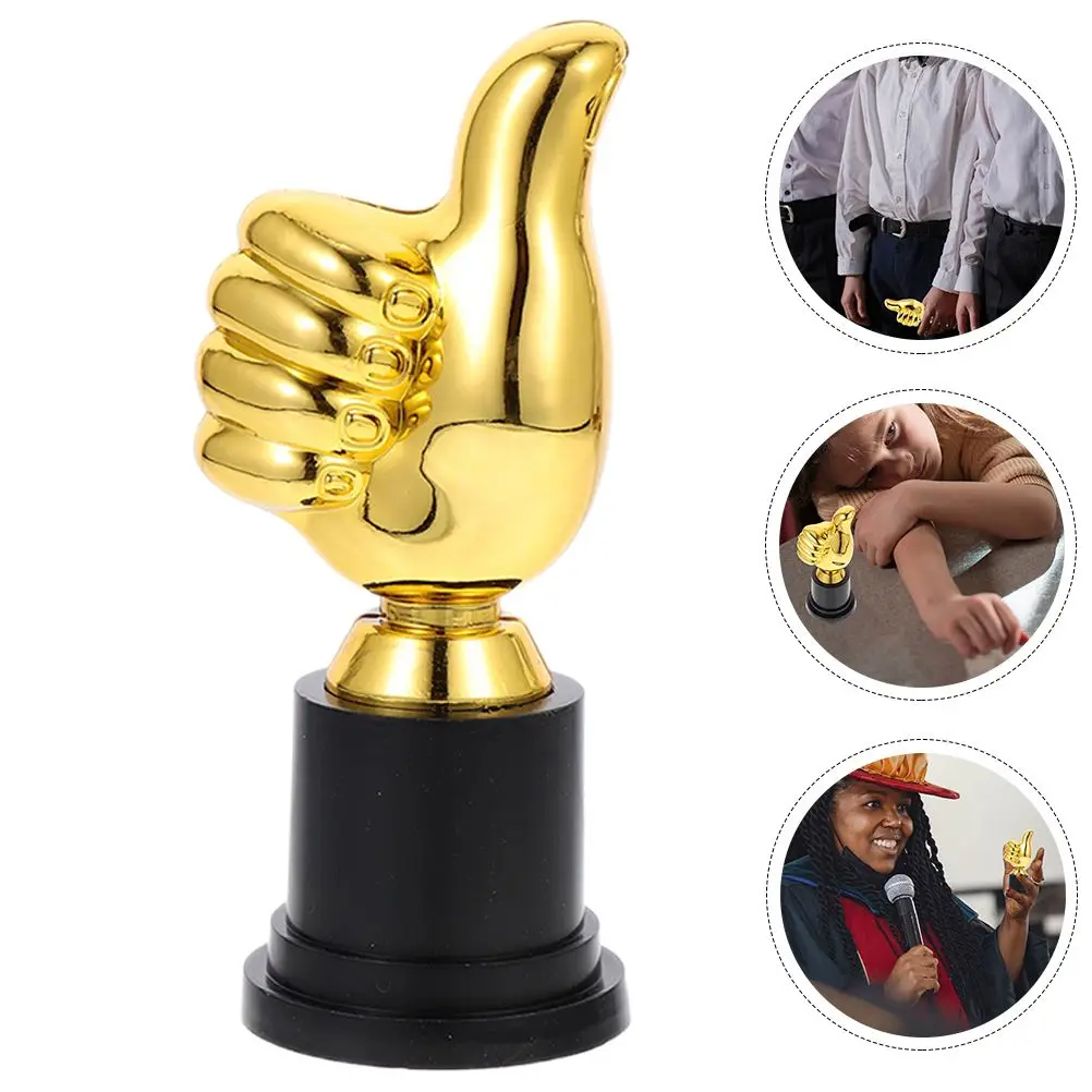 1Pcs Mini Awards Trophies Reward Thumbs Trophy Toys Kids Competition Winner Prize For Children Party Favors