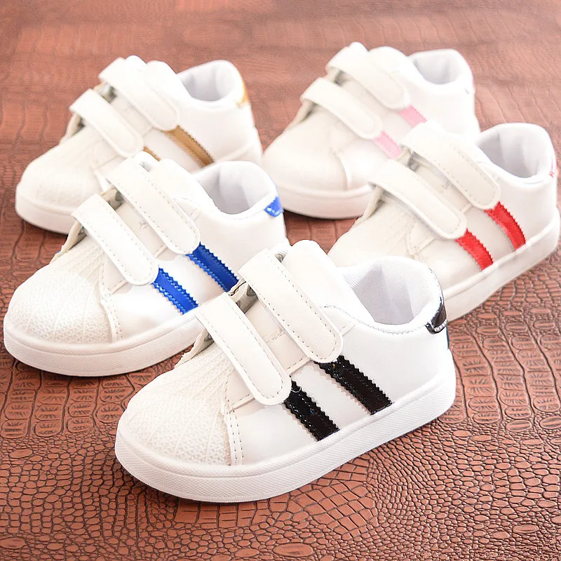 Children Shoes Girls Boys Sneakers Shoes Antislip Soft Bottom Comfortable Kids Sneaker Toddler Casual Flat Sports white Shoes