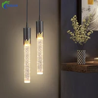 Lámparas colgantes de cristal de lujo para decoración del hogar, luz colgante de cabecera para sala de estar, luces de araña de techo de dormitorio Kictchen, modernas