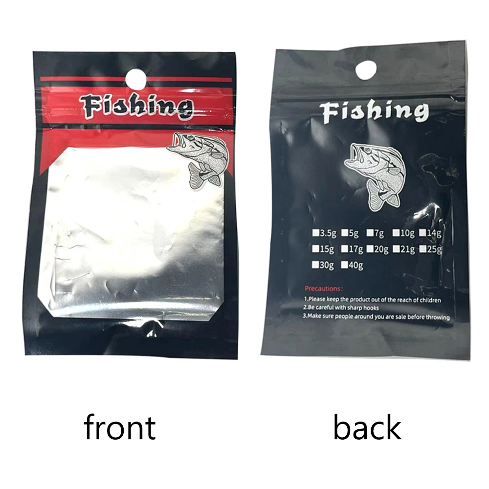 

JIEXING 100pcs/lot 7.5*12cm 18*12cm fishing lure packing bag plastic bag soft bait bags Fishing Tools