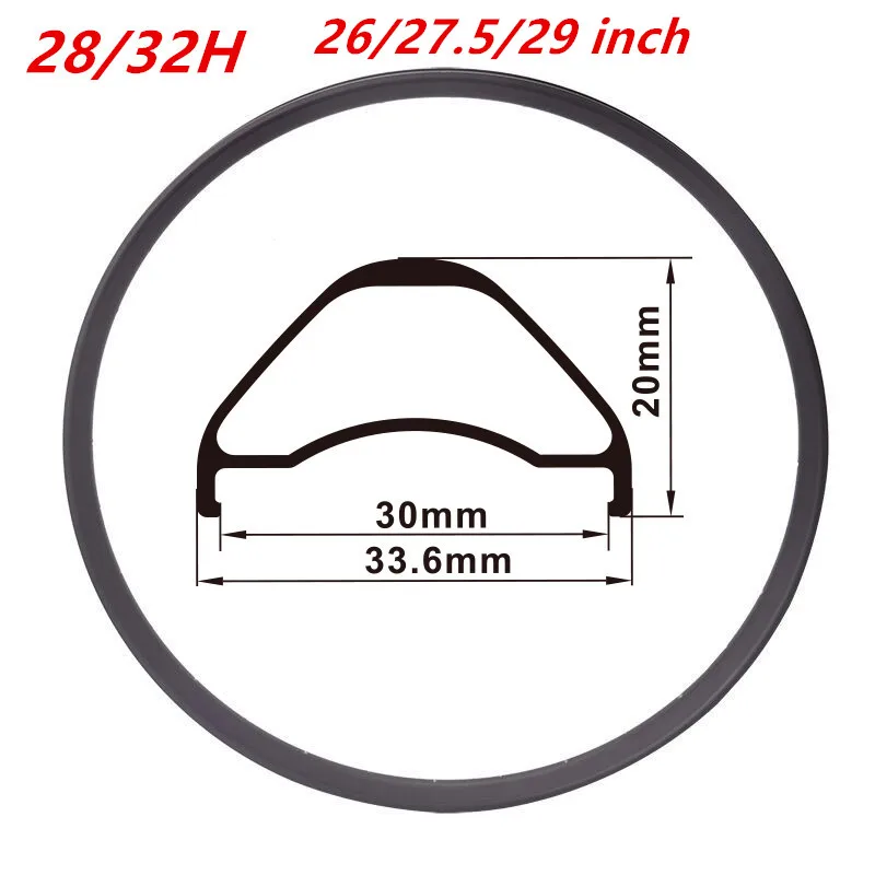 Jantes de vélo 26 27.5 29 pouces, assujetfrançaise 28/32 trous (6.5mm), jante VTT, pièces de bicyclette (pollpiece), 1 pièce