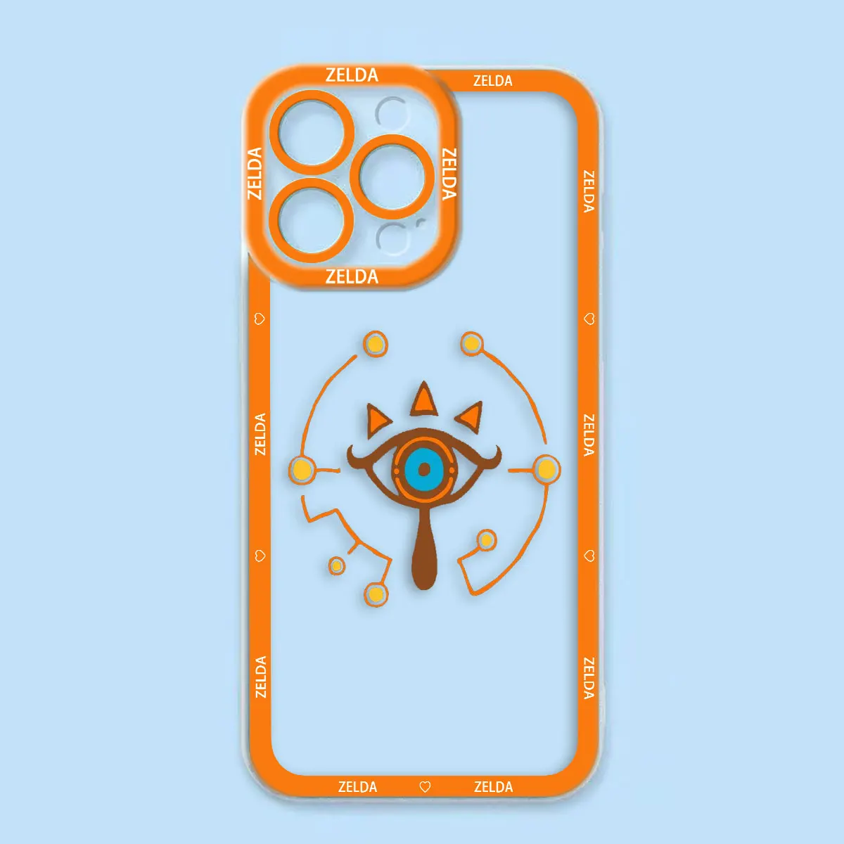 Clear Phone Case with Game-Inspired Design - L-Legend Theme