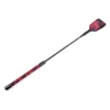 45CM Riding Crop PU Leather Whip with Premium Quality Red Cloth cover Crops Equestrianism HorseWhip new 5