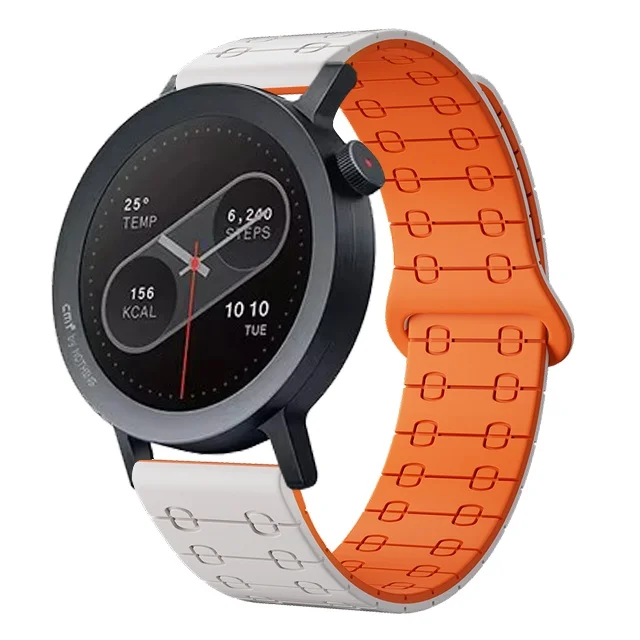 Silicone Magnetic Sport Watch Band - 22mm Strap