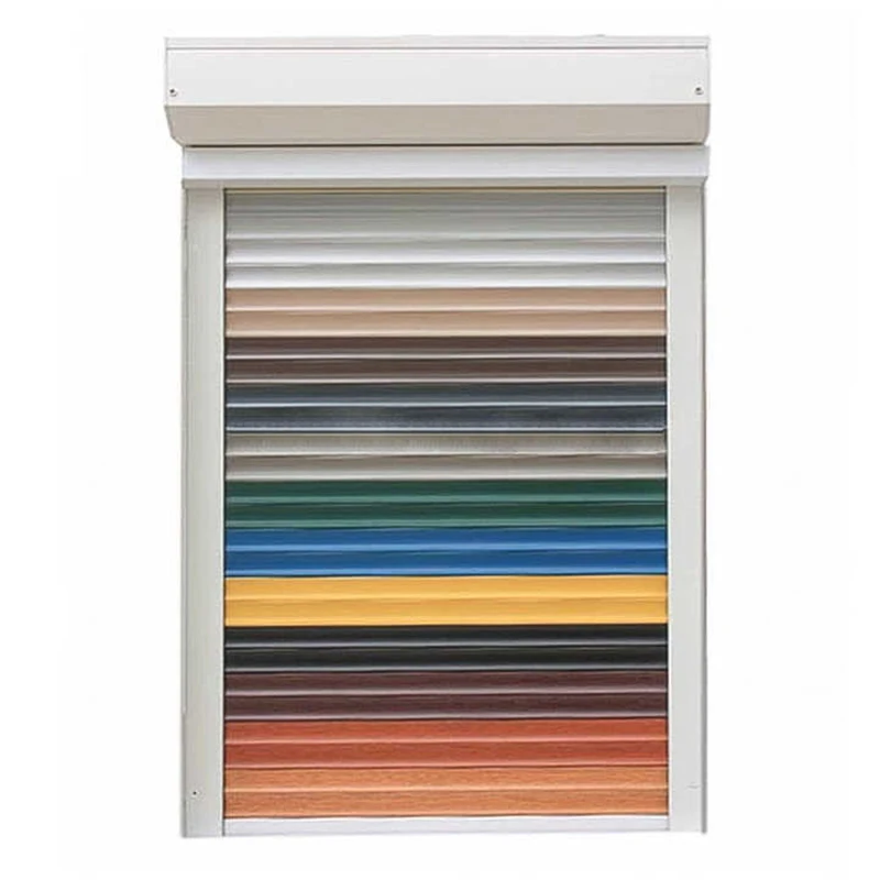 Anti-Theft Insulated Aluminum Roll up Window Roller Shutter Window Electric Aluminum Automatic Roller Shutter windows