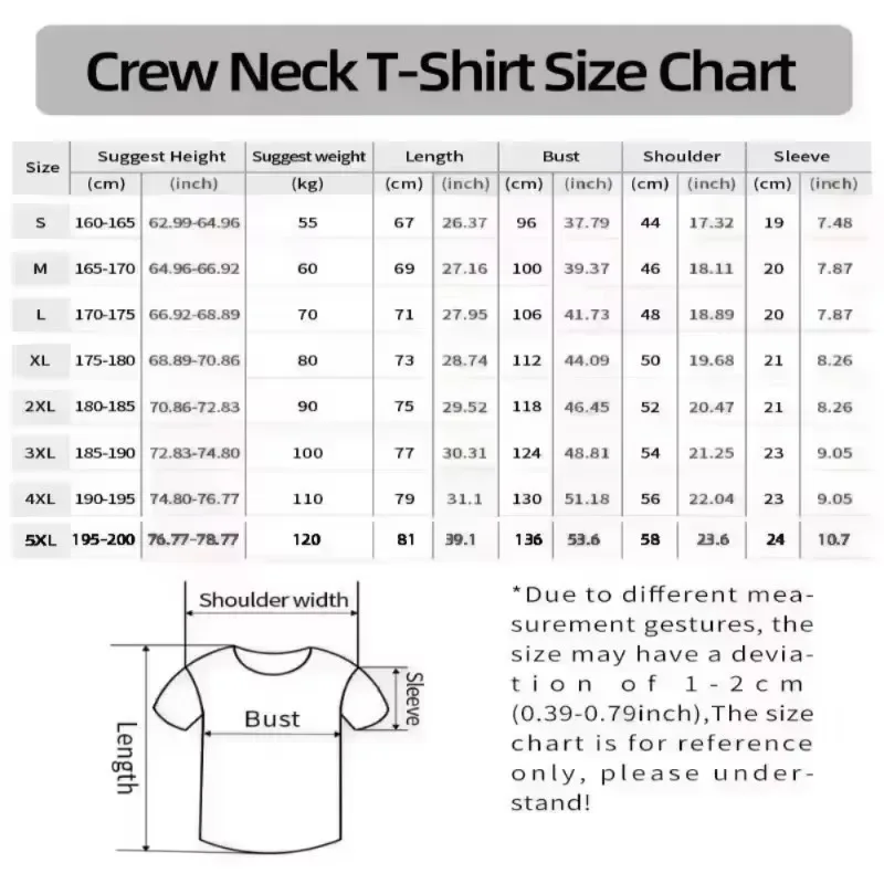 Trendy new short-sleeved men's and women's T-shirts pure cotton half-sleeved summer round neck versatile casual printing loose 6