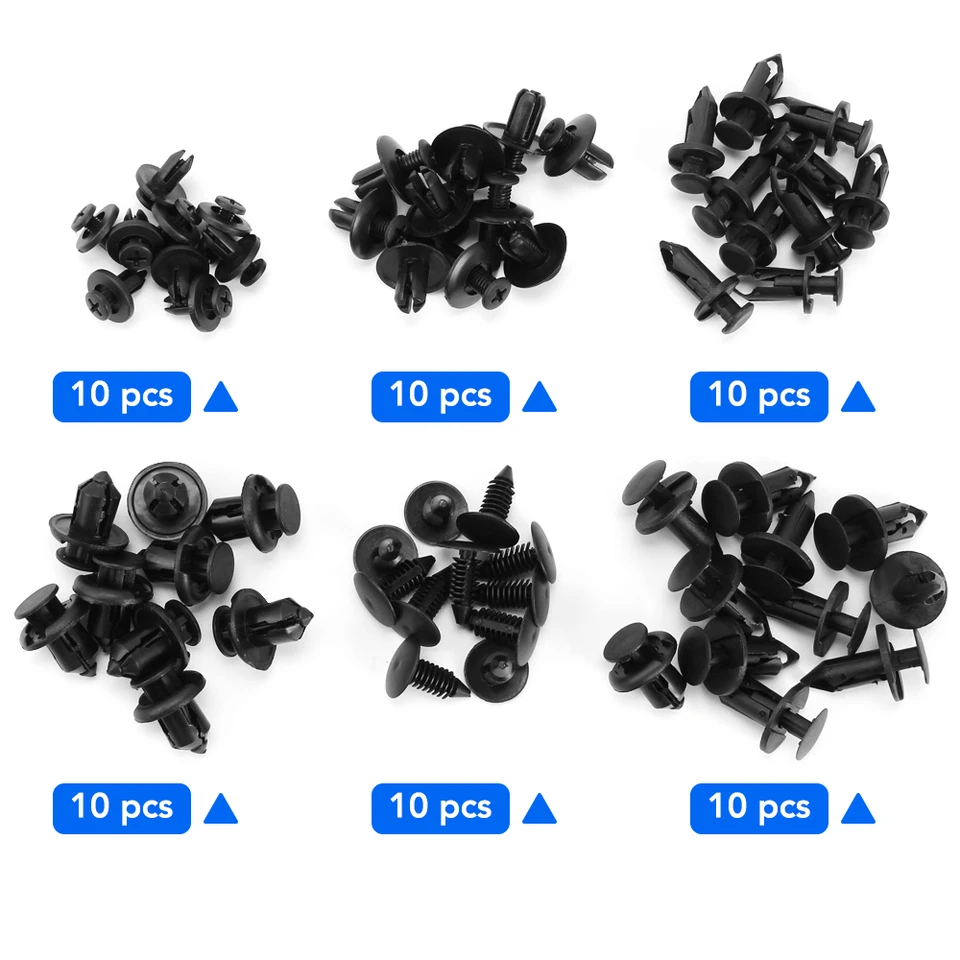 Oulesh 60 Clip Di Fissaggio Per Subaru XV – Clip Auto Robuste Per Rivestimenti, Fai Da Te, Leggere E Facili Da Installare - 2