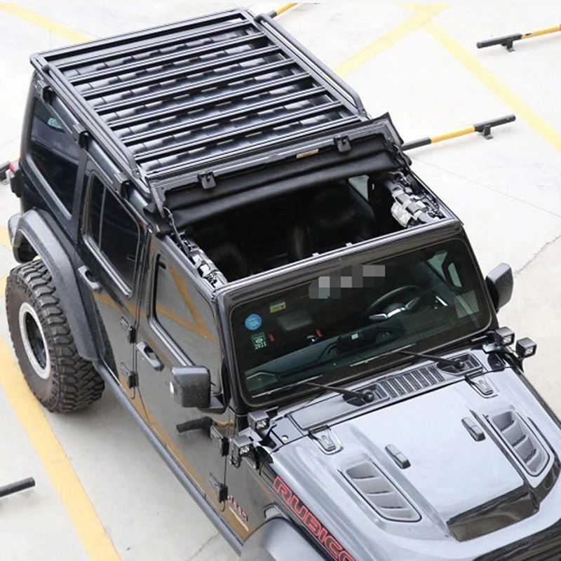 

Car Roof top Cross bars Luggage Roof Racks for Jeep Wrangler JL 2018-2020 LANTSUN JL1187