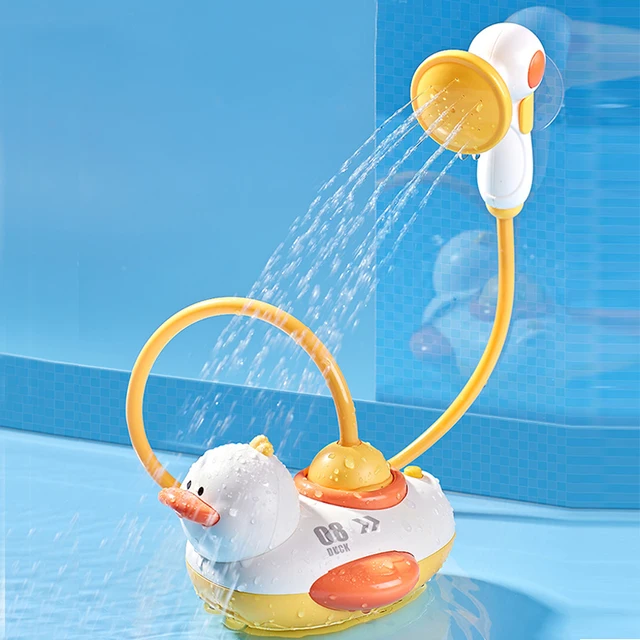 7in1 Baby Bath Toys for Kids Spray Water Bath Toys Electric Duck Baby Shower Water Toys Ball Bathroom Baby Toy Bathtub Toys Gift 2