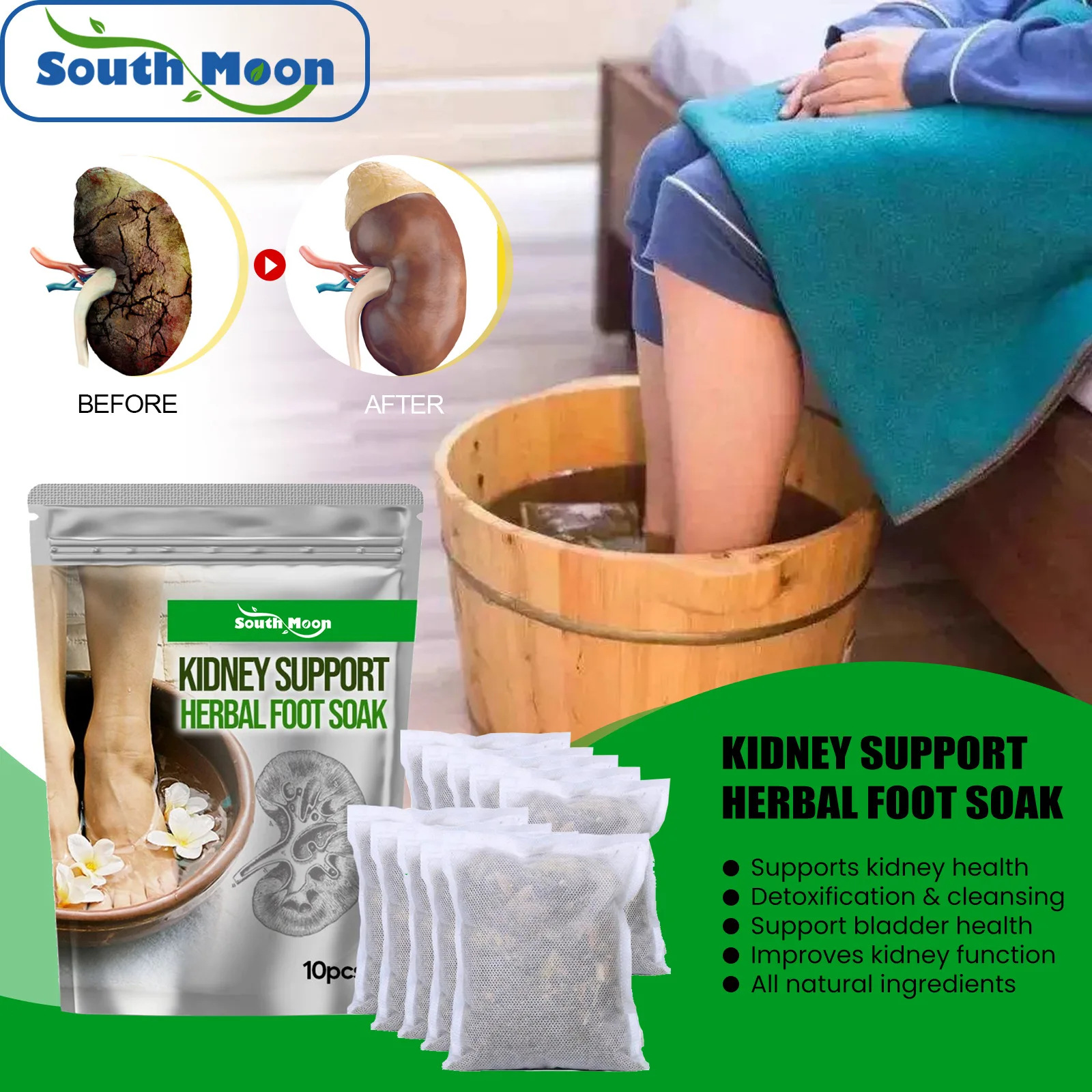 Herbal Foot Soak Gel Beads To Remove Odor and Improve Skin