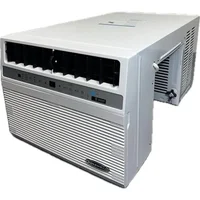 12,000 BTU Window Air Conditioner Heater Cooling 115V Wi-Fi Enabled Saddle Safe Quiet Inverter Compressor Year-round Use 1