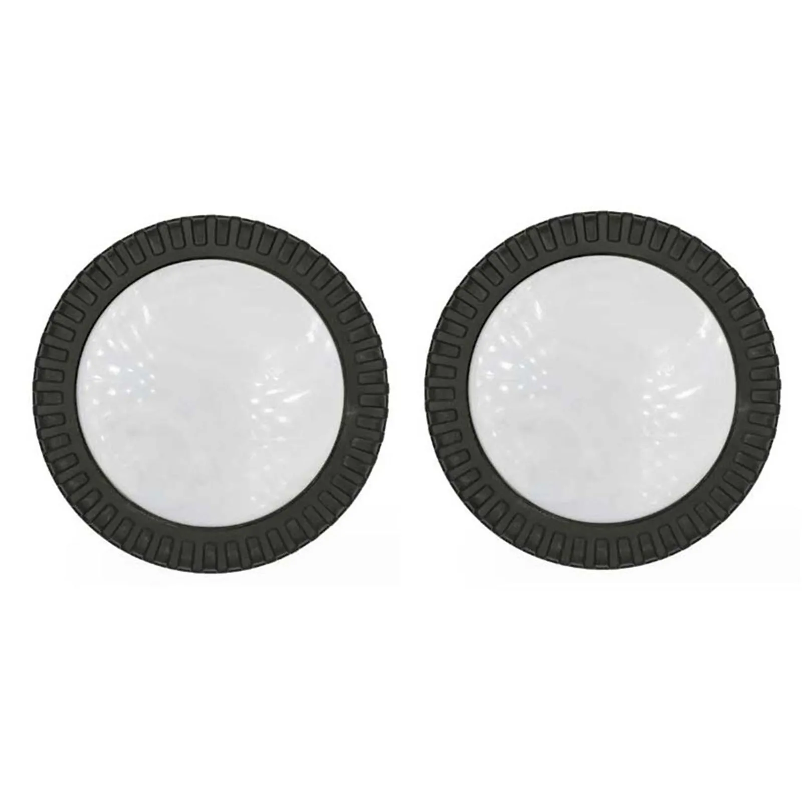 2 Roues De Rechange Pour Barbecue - Plastique HDPE, 6 Pouces, Pour Grils à Gaz Et Charbon