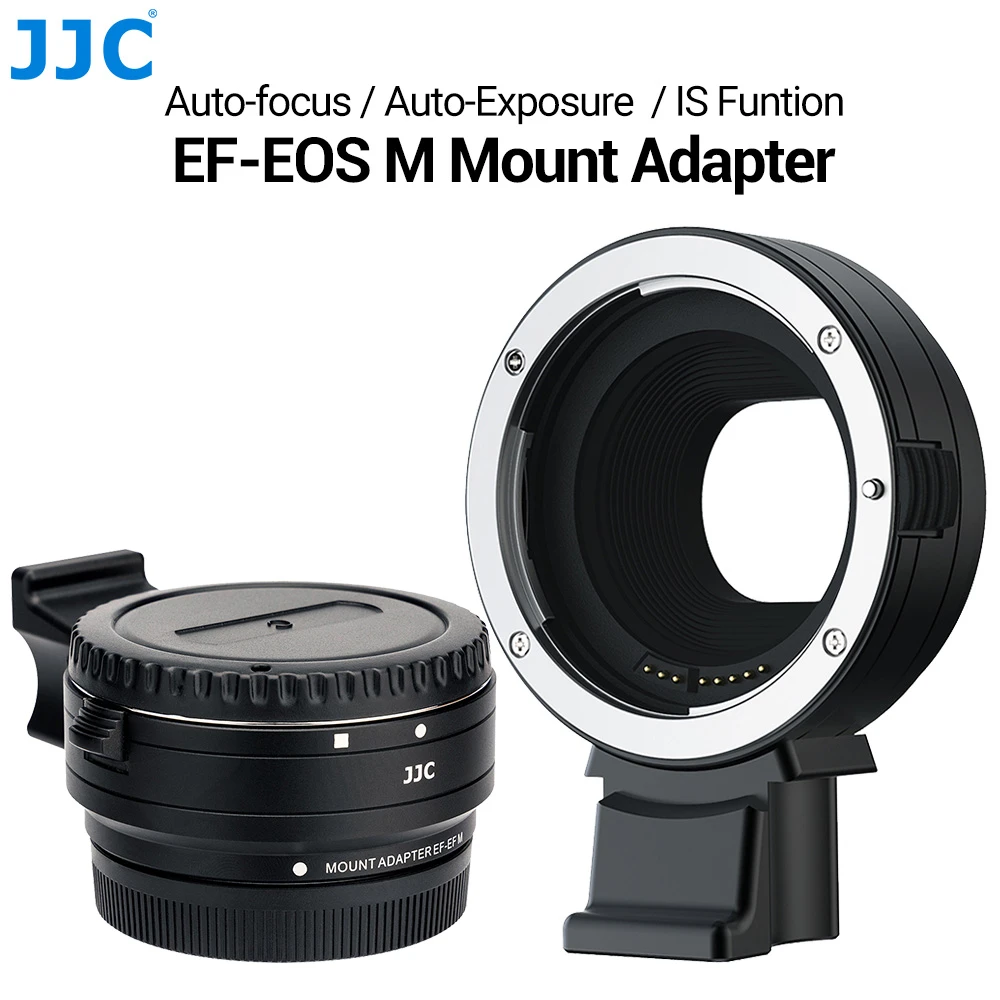 Tochi træ torsdag Ryg, ryg, ryg del Jjc Ef-eos M Mount Adapter Auto Focus For Canon Eos Ef/ef-s Lens To Eos-m  Mount Camera Compatible With Canon M50 Mark Ii M5 M6 - Lens Adapter -  AliExpress