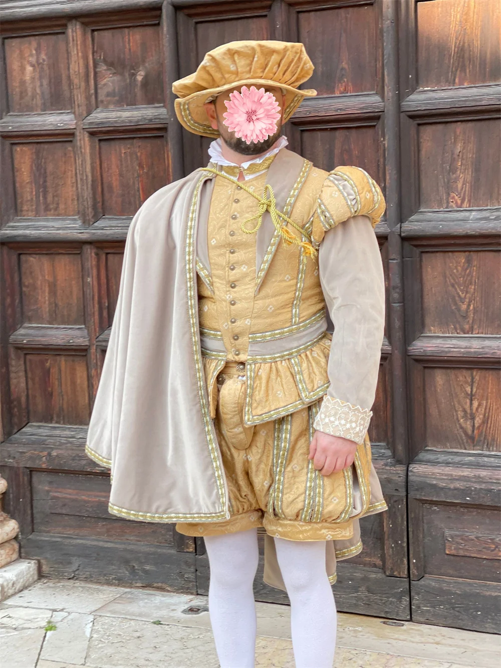 Costume Da Uomo Rinascimentale Medievale Tudor Queen Elizabeth Tudor Periodo Royal Noble Prince Costume Henry Viii Cosplay Suit