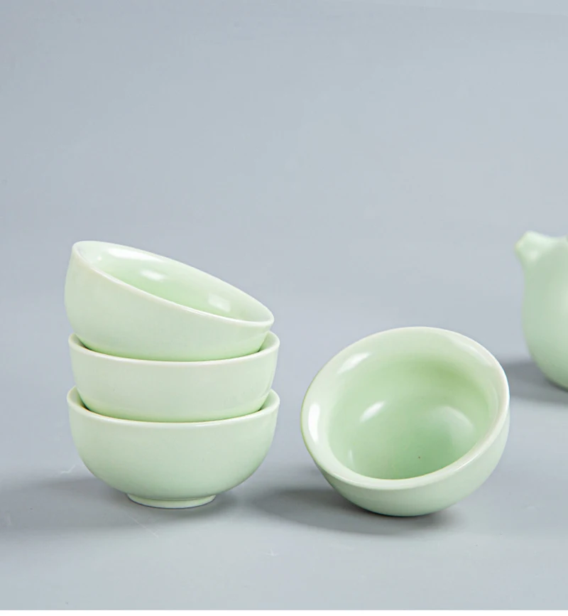 Portable Tea set include 1 Teapot 2 Teacups 1bag,Beautiful and easy teapot kettle,Chinese Travel Ceramic Portable Teaset gaiwan