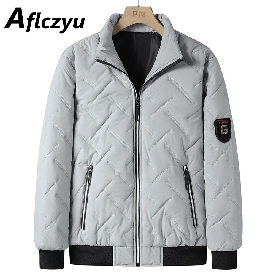 Padded Jacket Men Parkas Winter Thick Jacket Solid Color Coat Fashion Casual Parkas Male Black Jackets Outerwear 10xl 9xl 8xl 7xl 6xl new jacket men 2020 spring autumn fashion casual jacket wind bomber mens hip hop jackets coat male