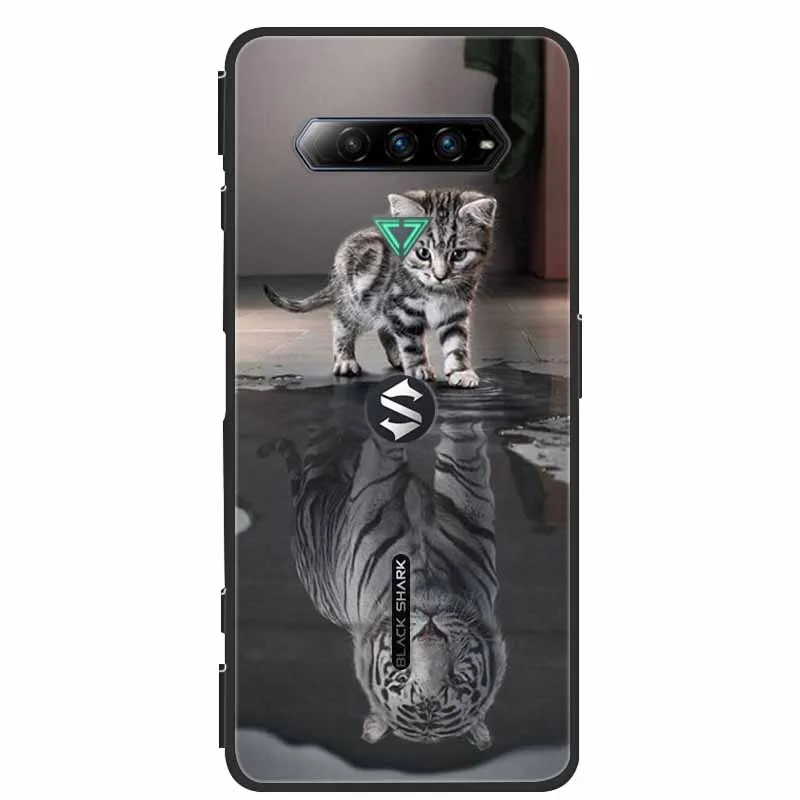 Lion Wolf Design Silicone Soft TPU Back Cover Case