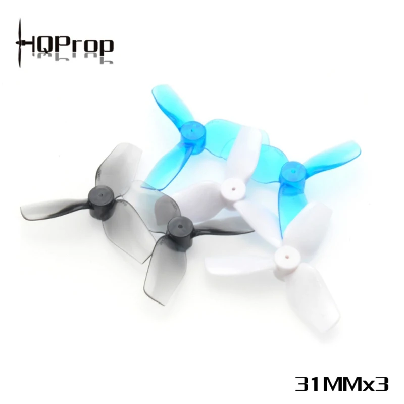 

6Pairs(6CW+6CCW) HQPROP 31MMX3 31mm 3-Blade 1.2inch Micro Propeller 1mm Shaft for RC FPV Freestyle Micro FPV Tinywhoop Drones