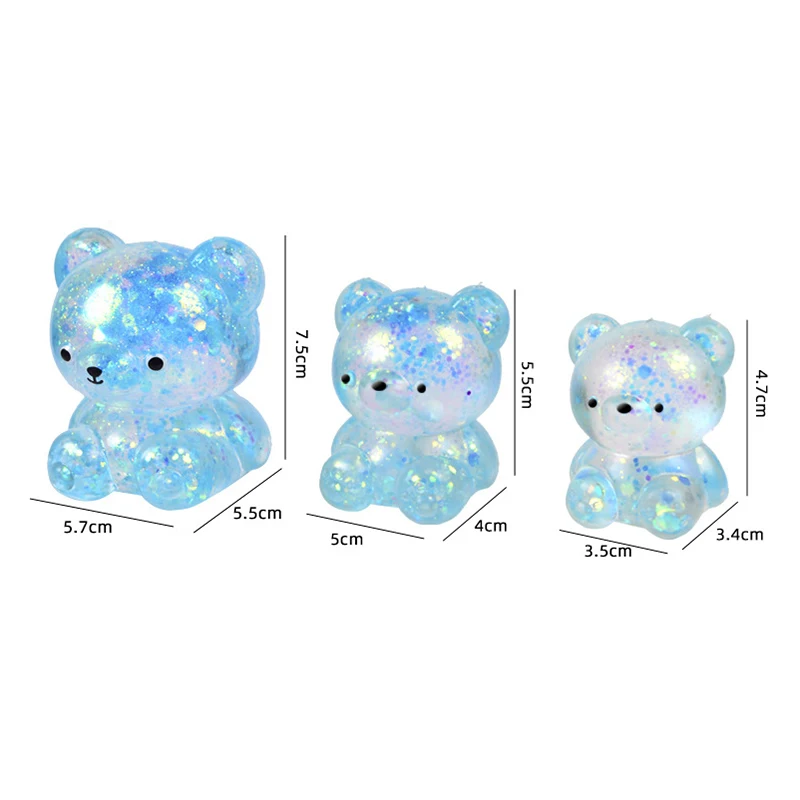 Fidget Bear Toys Anti Stress Fidget Splat Decompressions Vent Squeeze Toys