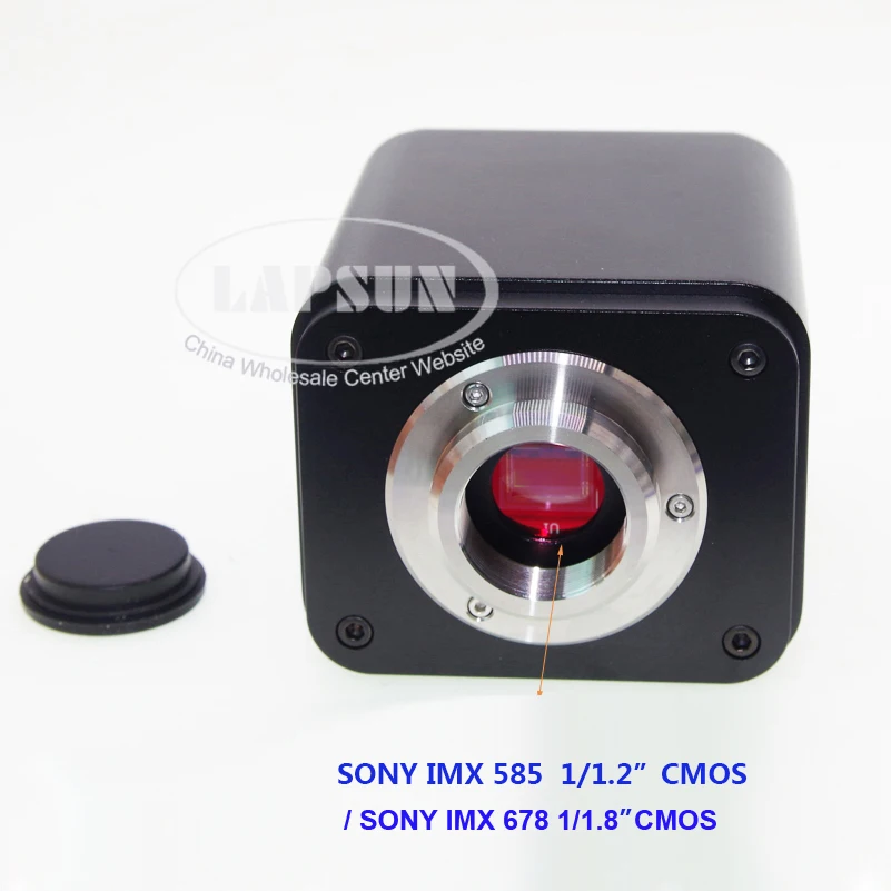 Lapsun HDMI USB 3.0 LAN 실험실 비디오 산업 C 마운트 현미경 카메라, IC 휴대폰 수리용, 4K 75/60FPS IMX585 IMX678 IMX283