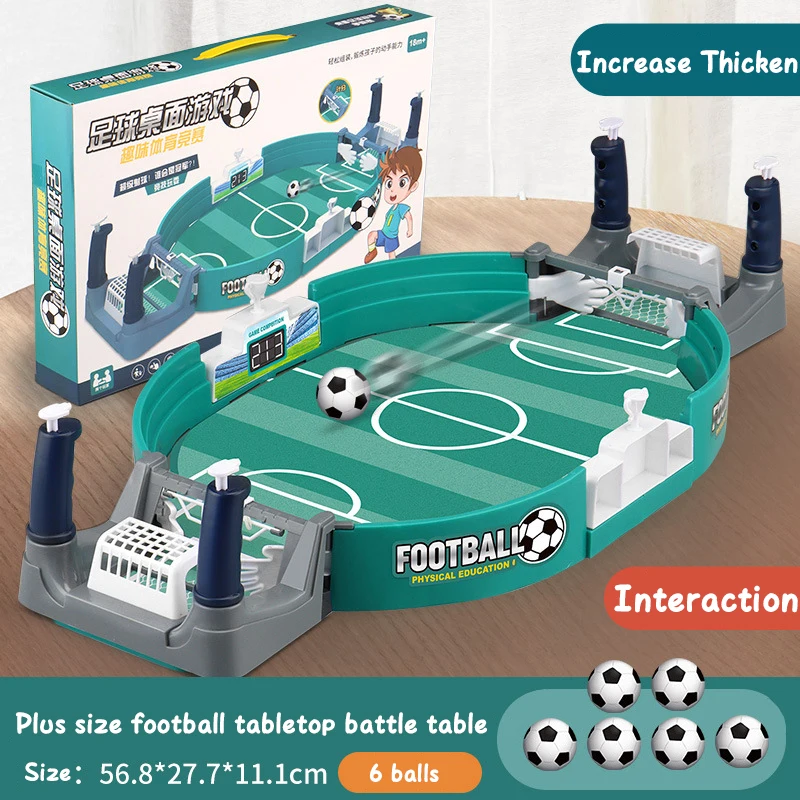 Mini Campo de Futebol Brinquedos de Tabuleiro para Crianças Futebol  Pai-filho Interativo Intelectual Competitivo