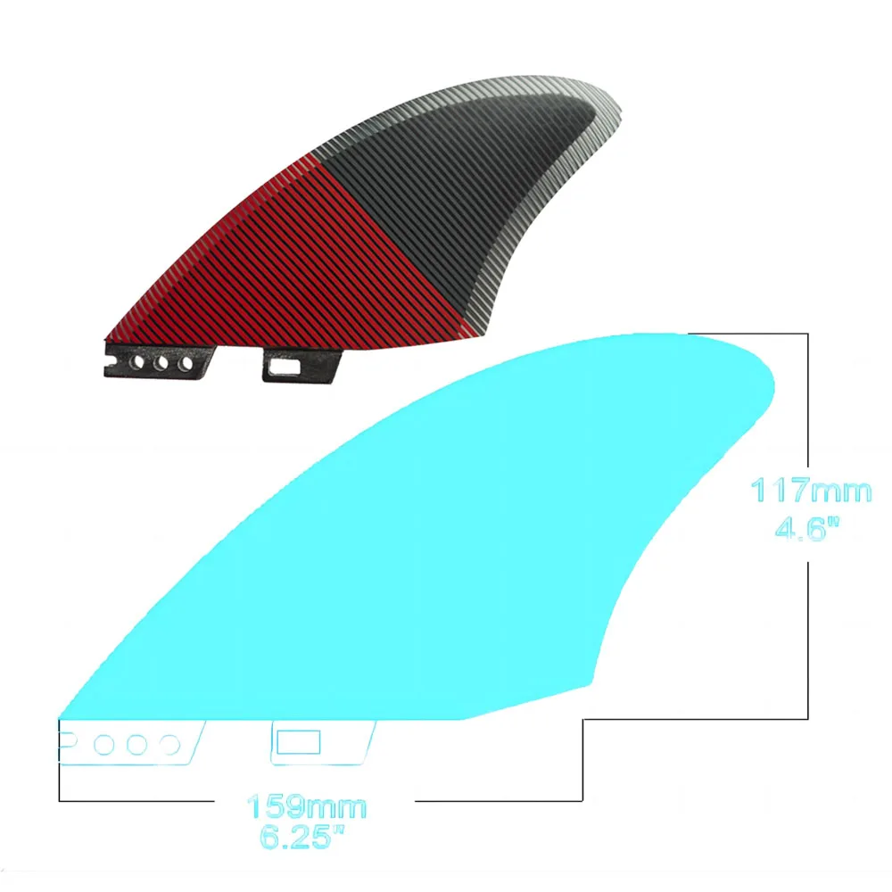 Surfboard kayak Fcs 2 twin fin Keel Fins Dual Tab Single Tab Sizes for Longboard Surfboard & Top Surfing Perfor surfboard fin