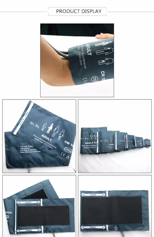 Medical Adult Neonatal Infant Child Blood Pressure Cuff Sleeve NIBP Arm Cuff Single Hose Tube for Sphygmomanometer NIBP Monitor