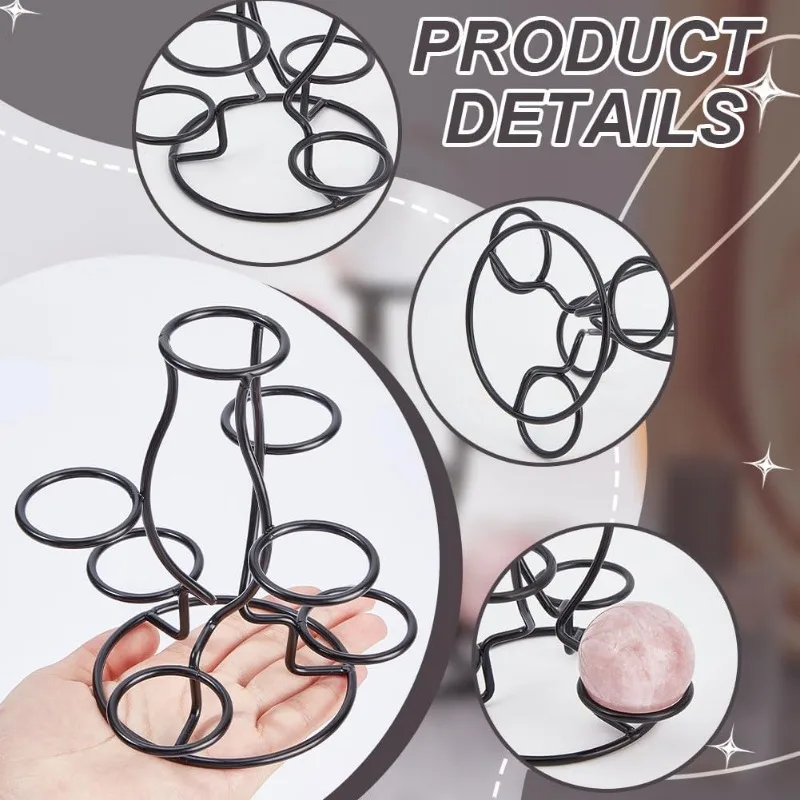 TOPPERFUN Socle Pour Boules De Cristal Support Résine Pour Boules