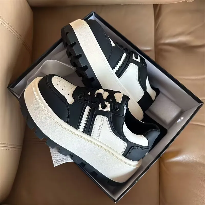 Chunky Sneakers for Women Comfortable High Platform Sports Shoes Basketball Non-slip Thick Bottom Walking Shoe Zapatillas Mujur