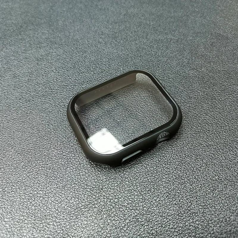 Enhanced Tempered Glass Case for Apple Watch - Screen Protector & Bumper Cover Accessories