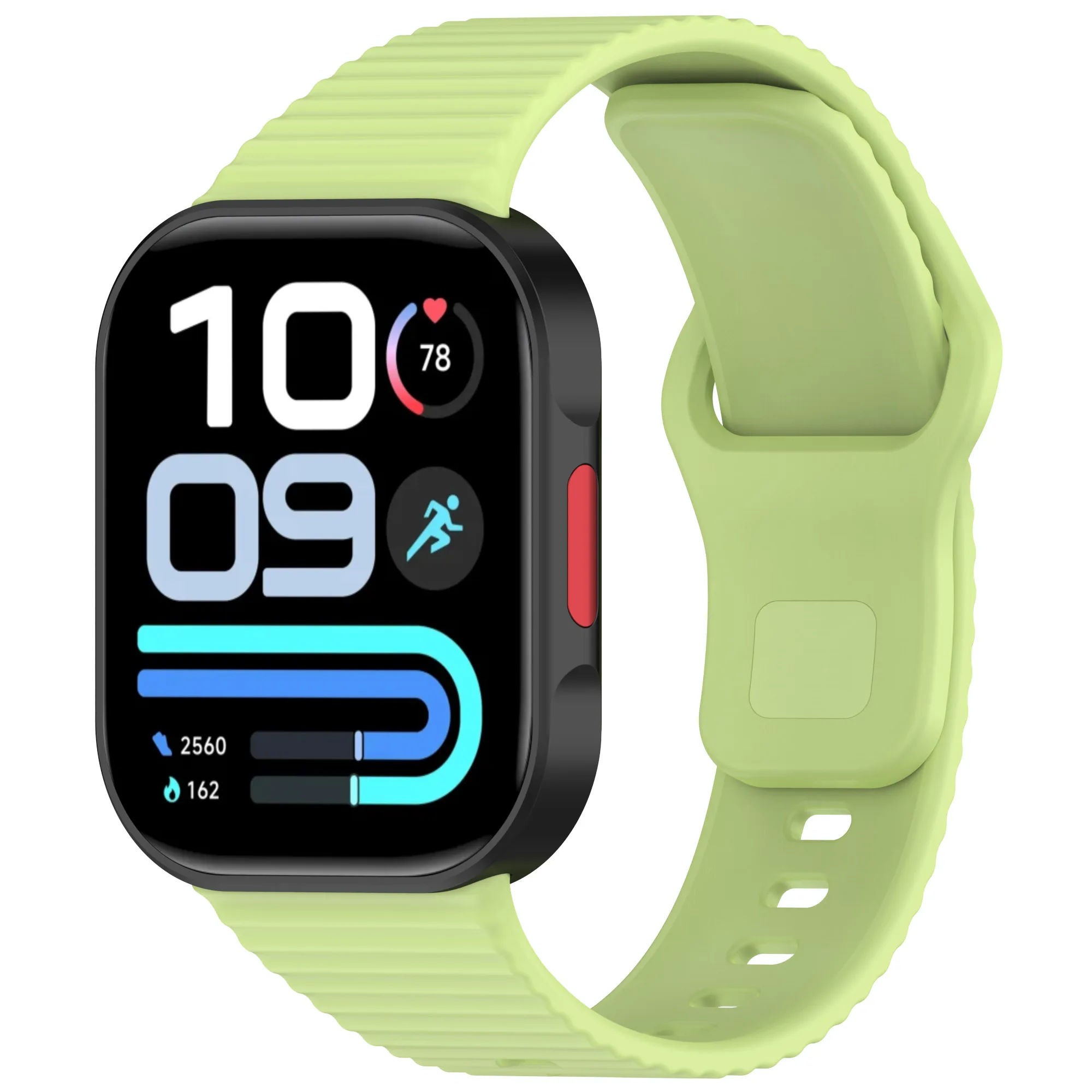 Enhanced Sport Silicone Strap for Smart Watches - Premium Quality Bracelet in Vibrant Colors