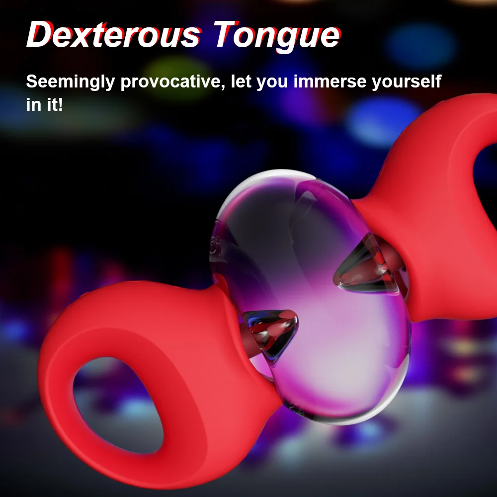 Sex Toys Powerful Swing Tongue Licking Vibrator for Women Clitoris Stimulator
