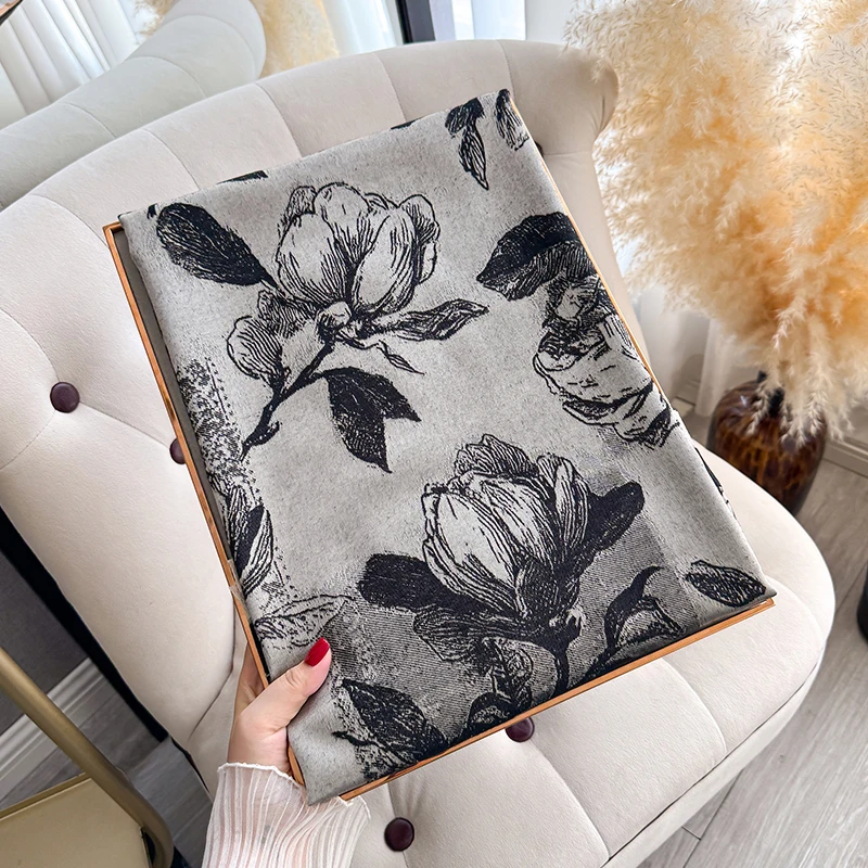 Soft Imitation Cashmere Pashmina Shawl Scarf for Women