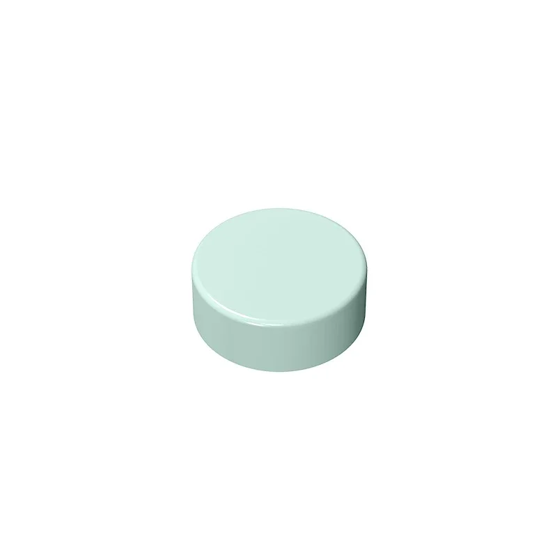 Gobricks GDS-612 Flat Tile 1x1 Round - Children's DIY Educational Building Blocks