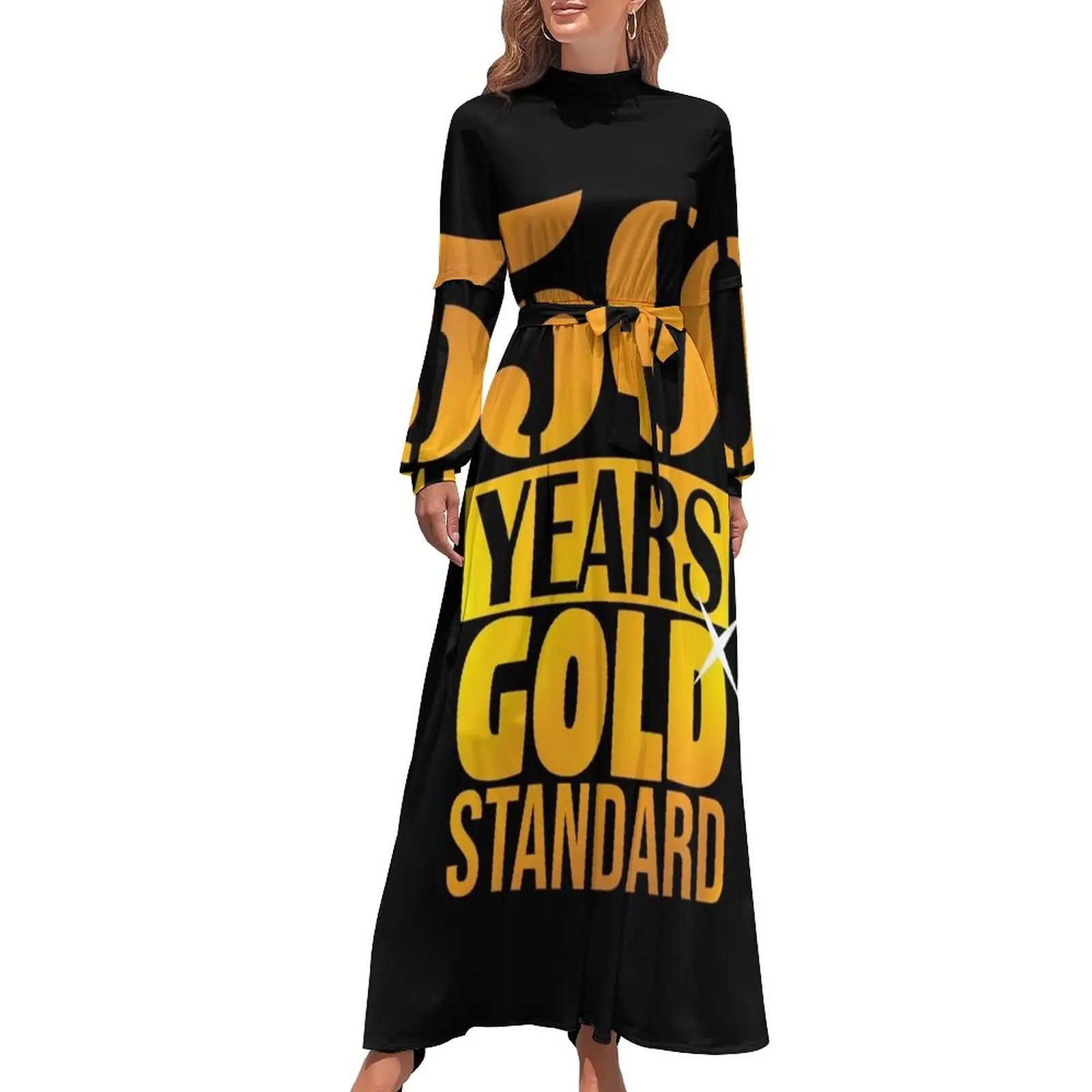 thumbnail image 1 of ¡50 años de patrón oro! Vestido largo Vestido largo mujer Vestido para embarazadas, 1 of 5