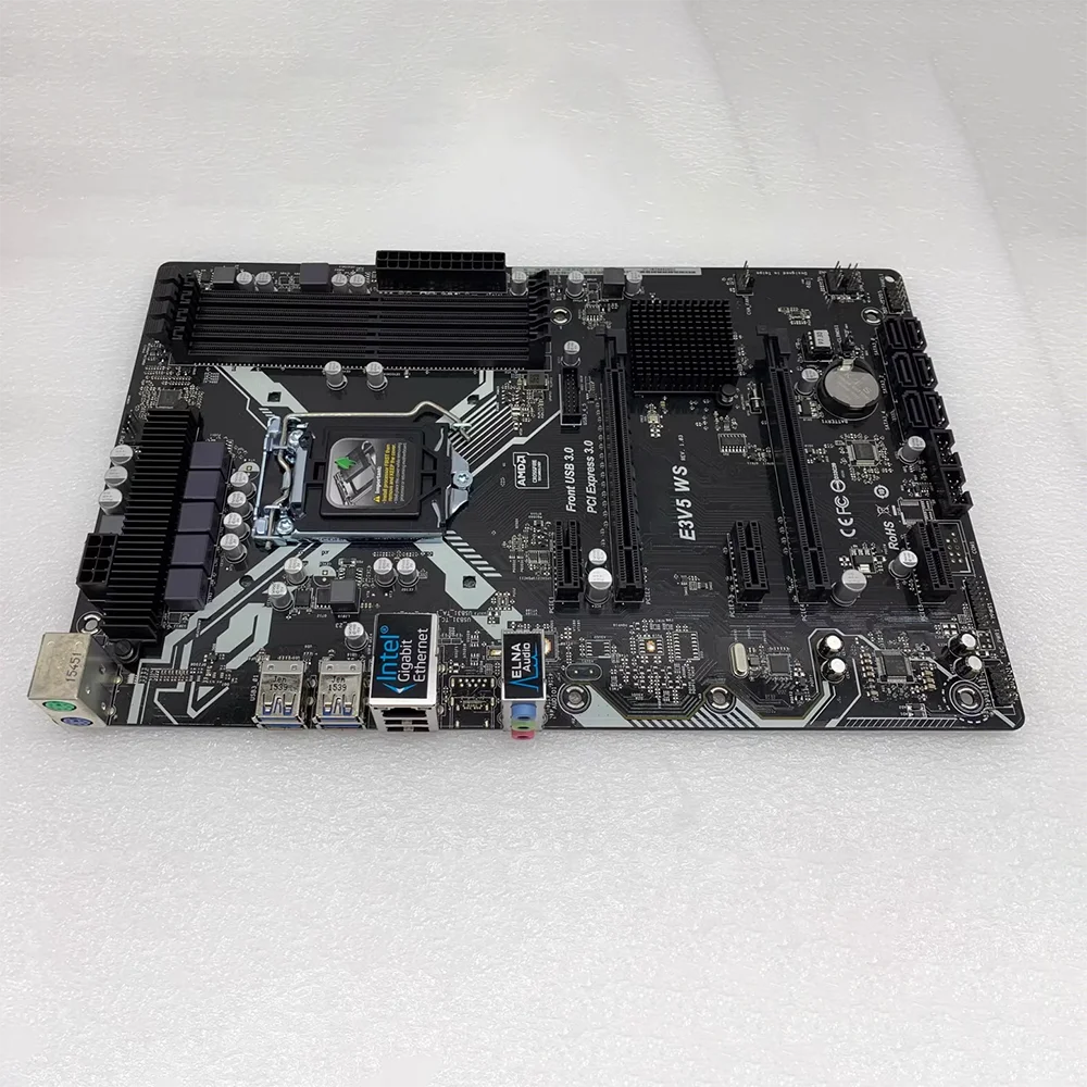 E3V5 WS For ASrock Desktop Motherboard DDR4 2133 64GB Support i7 i5 6 E3V5 WS For ASrock Desktop Motherboard DDR4 2133 64GB Support i7 i5 - Image 4