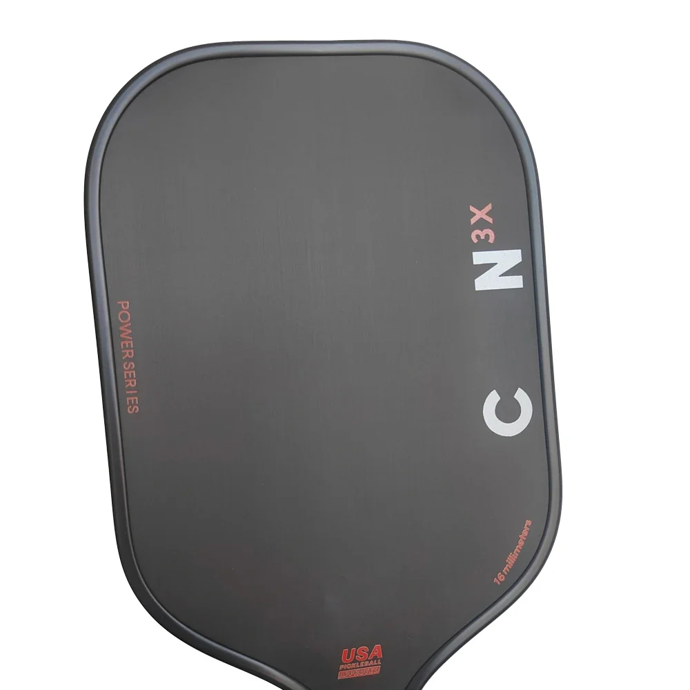 CR_BN Pickleball Paddle with Charged Surface Technology for Increased Power & Feel-Fully Encased Carbon Fibe