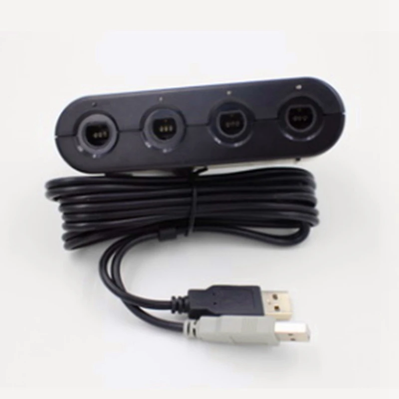 ✓ ADAPTATEUR USB POUR MANETTE GAMECUBE COMPATIBLE TOUTES WII