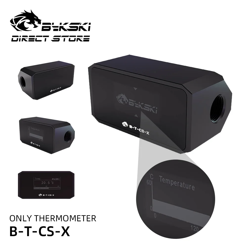 Bykski Thermometer Water Cooling System Monitor Temperature Detection
