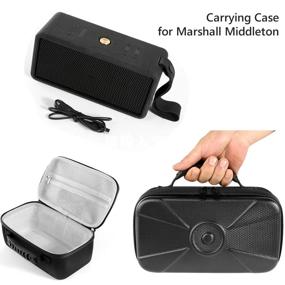 RLSOCO Hard Case for Marshall Middleton Portable Bluetooth Speaker
