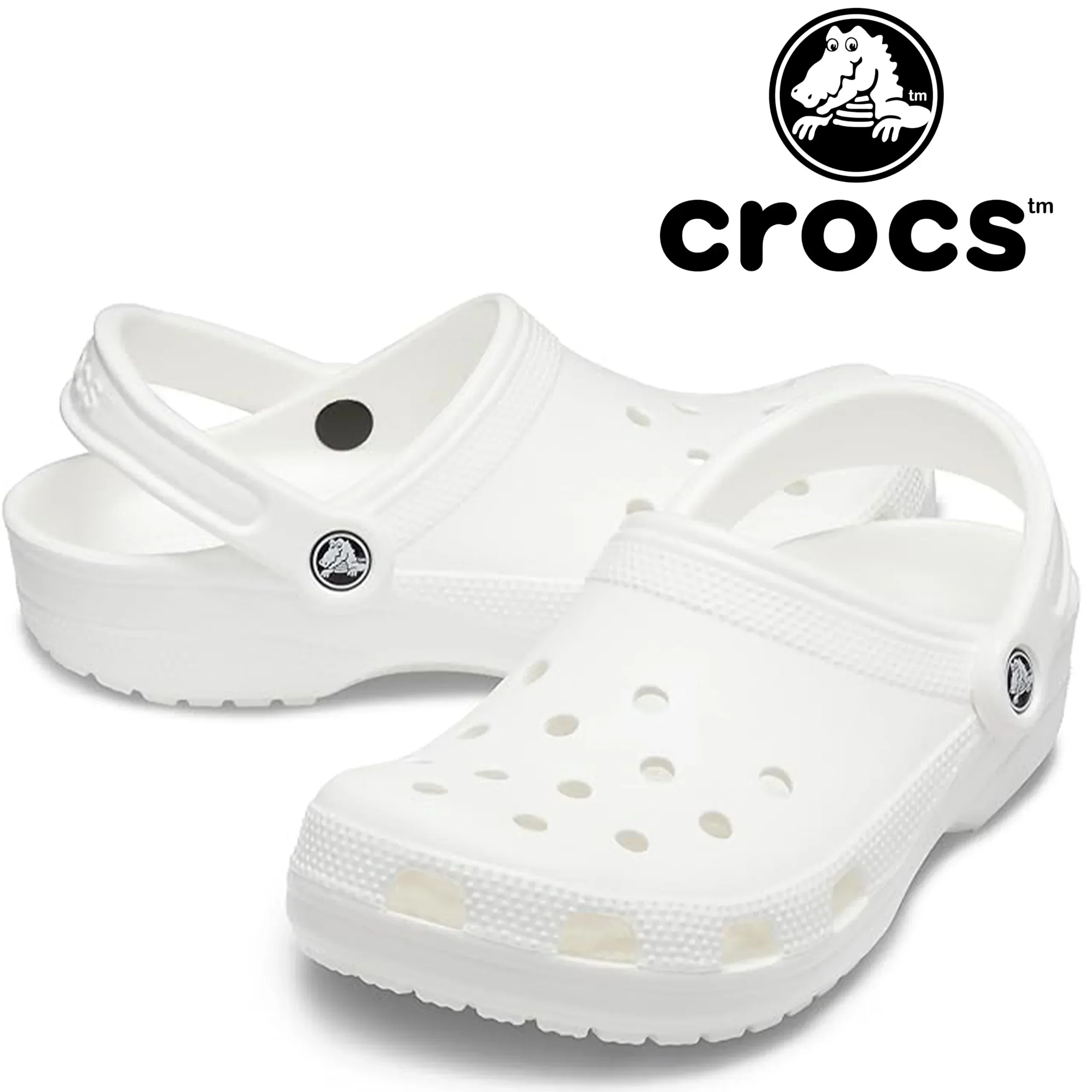 Hole Shoes Crocs Unisex-Adult Classic Clogs 10001