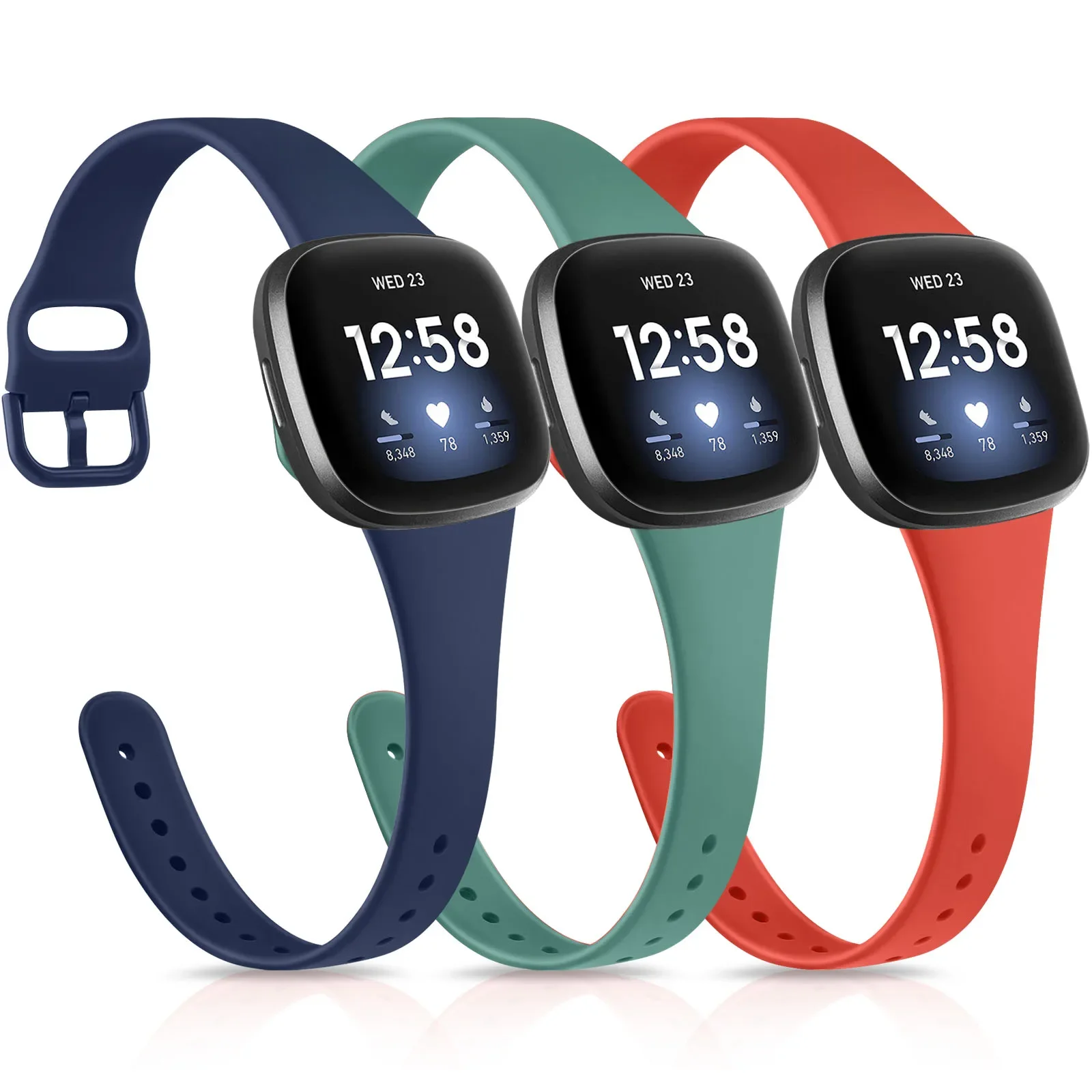 Fitbit Versa 3 ð     Smartwatch ׼ Fitbit Sence  Ǹ  Ʈ  ü