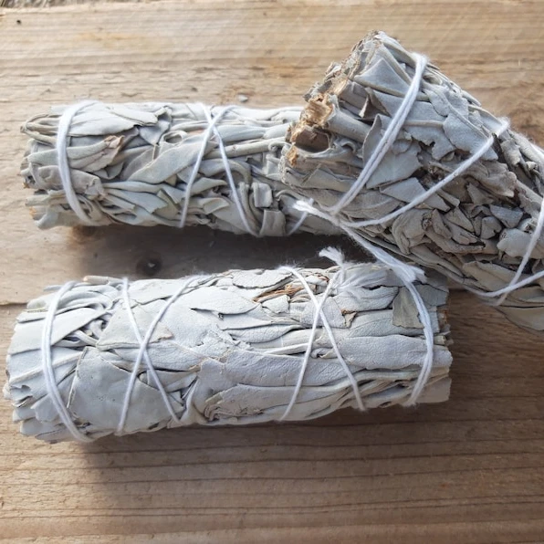 3.5 "White Sage Stick California Purificazione Fumigazione Nativa Americana