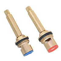 "วาล์วก๊อกน้ำภายใน" 20ฟัน1/2 "ภายในวาล์วก๊อกวาล์วเปลี่ยนก้านสูงยาวไหลสี่ระดับ 6