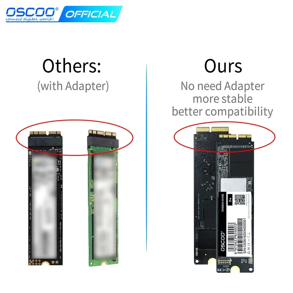 Disco de Estado Sólido para Macbook Pro 512 gb 1tb M.2 Nvme Pcie Ssd Retina A1502 A1398 Macbook Air A1465 A1466 2013 2014 2023 - Imagem 3