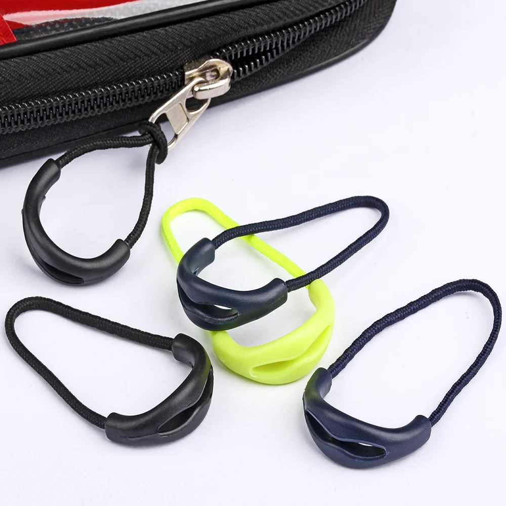 20Pcs/Lot Zipper Pulls U Shape Heavy Duty Tags Cord Zipper Pull Replacements Light Extension Replacement Straps